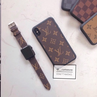 Dây da LV Apple Watch Seriese 1,2,3,4 bản 38/40/42/44