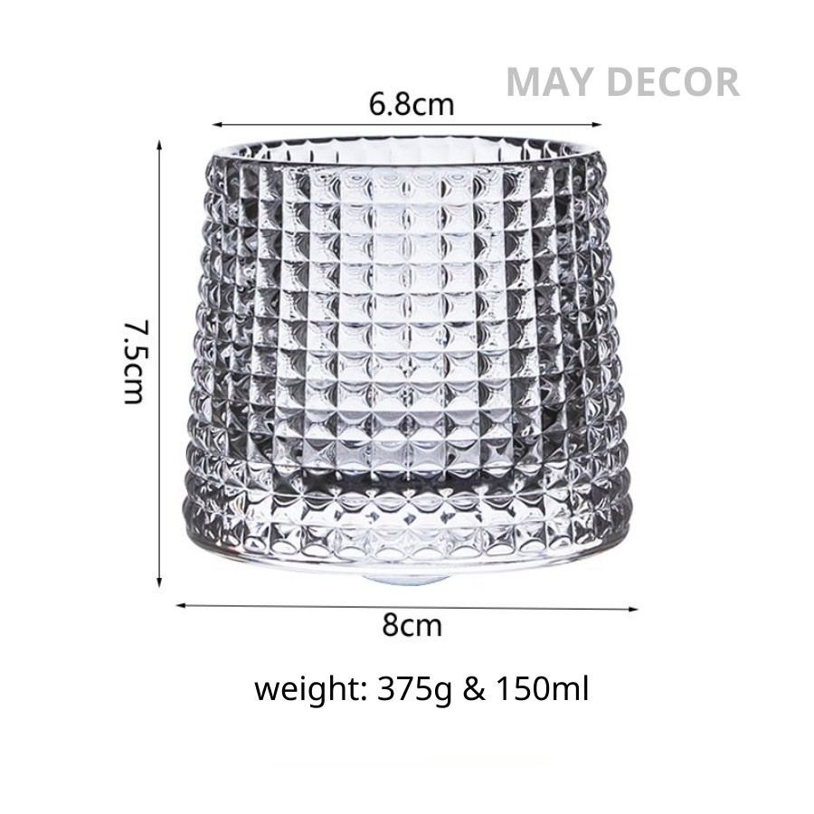 Ly Xoay Uống Rượu Ly Thuỷ Tinh Cao Cấp Mẫu Mới Nhất 2021 | �liz Flower