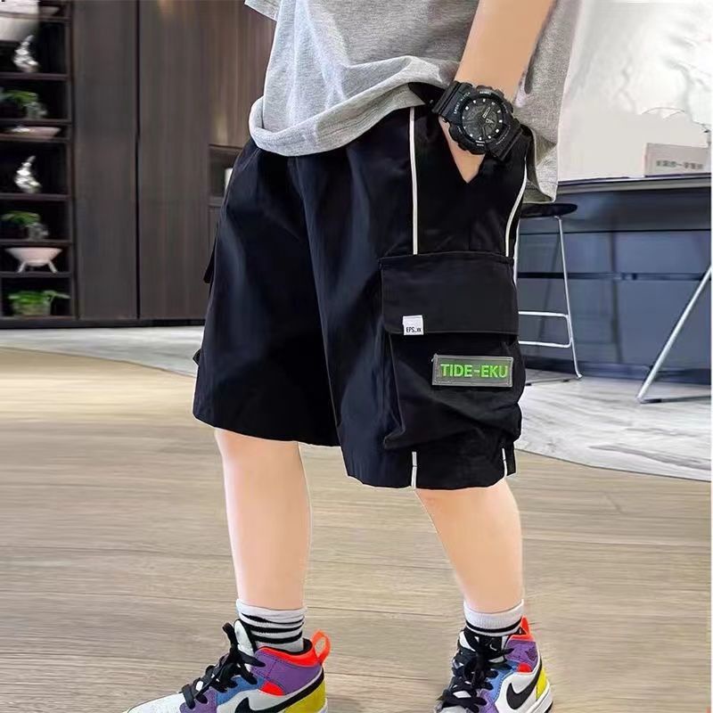 Quần Short Dáng Rộng Thiết Kế Mới Năng Động Thời Trang Mùa Hè Dành Cho Bé Trai 2022
