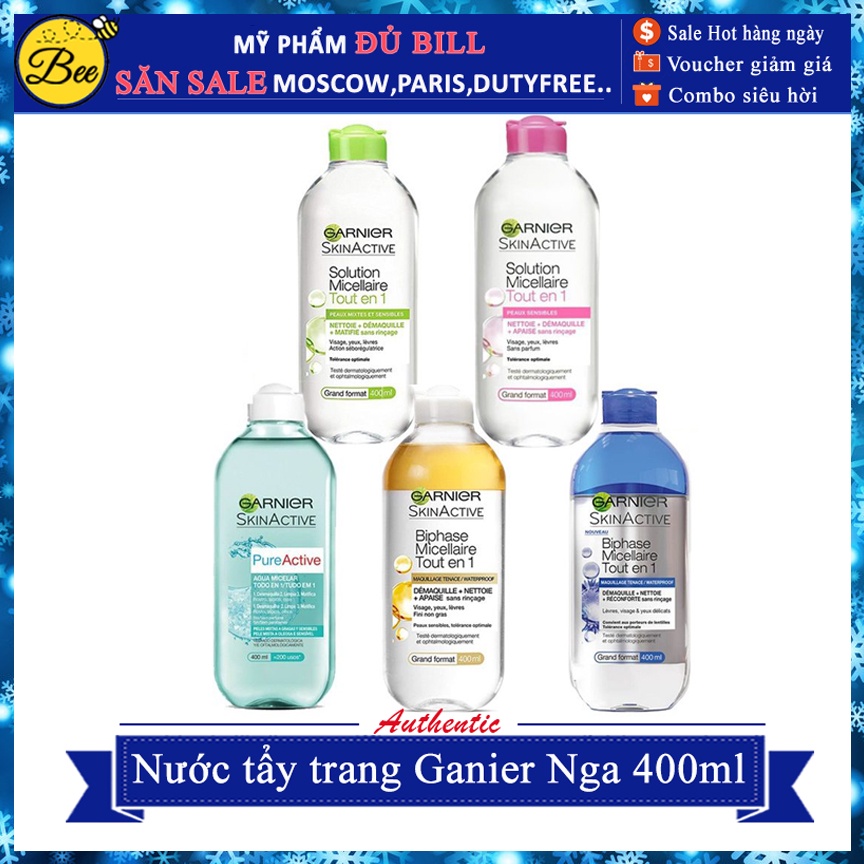 Nước tẩy trang Ganier Nga