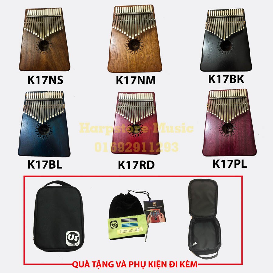 ĐÀN KALIMBA WALTER (TẶNG TÚI CHỐNG SỐC - BẢO HÀNH 2 NĂM)