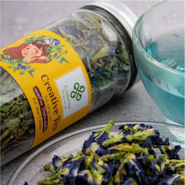 Trà sáng tạo (Creative tea) - Đậu biếc bạc hà the mát tạo hứng khởi | BigBuy360 - bigbuy360.vn