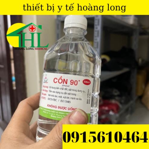 Cồn Y Tế Sát Trùng 90 Độ Thuận Phát Chai 500ml Phòng Dịch, Sát khuẩn, Sử Dụng Trong Y Tế, Spa, Thẩm Mỹ, Gia Đình