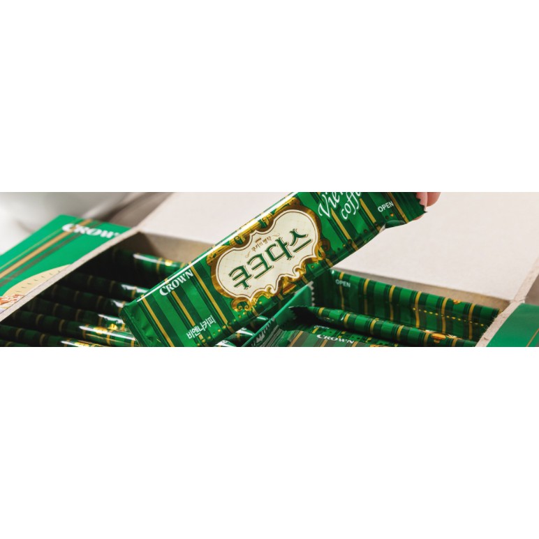 [CROWN] BÁNH QUY DAI NHÂN CÀ PHÊ VIENNA 126G - [크라운] 쿠크다스 비엔나 커피 126G