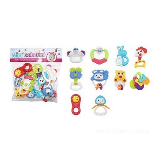 Xúc xắc gặm nướu- túi 10 món TOYS HOUSE