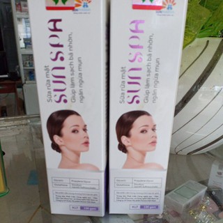 Sửa rửa mặt sunspa sạch mụn nhờn