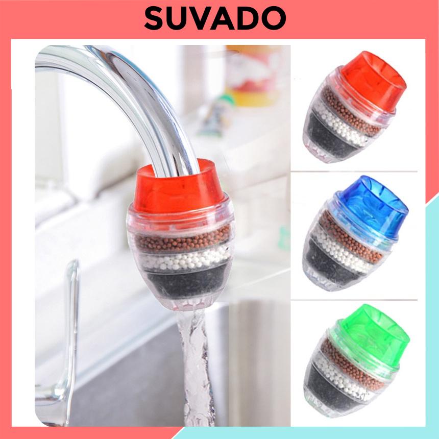 Đầu Lọc Vòi nước trực tiếp 6 Tầng Lọc RY10  Lọc Nước Mini Có Tăng Giảm Gắn Được Nhiều Loại vòi tròn SUVADO