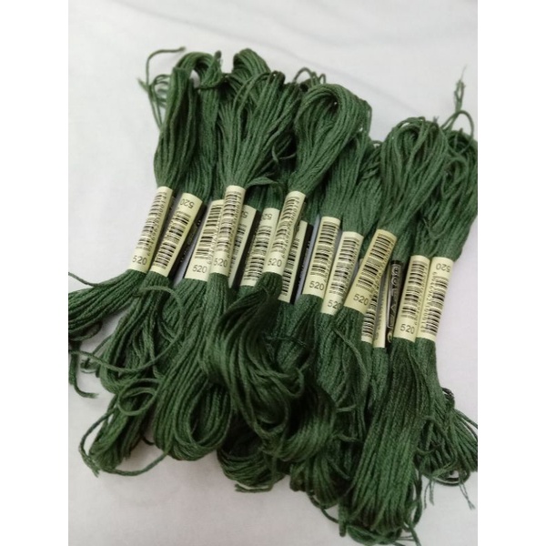 Chỉ thêu cotton DC-CXC - tông mầu xanh