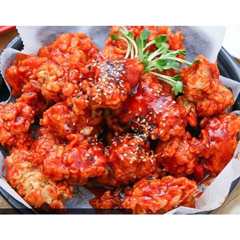 Sốt gà chiên cay ngọt KFC hàn quốc can 10kg chungwoo pha sẵn
