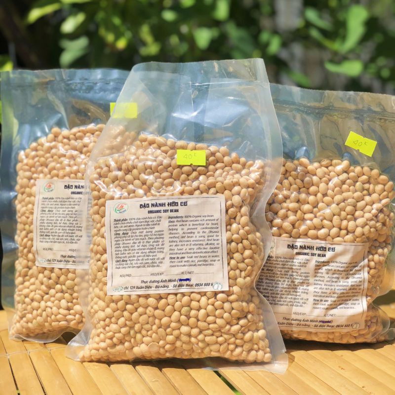 500gr ĐẬU NÀNH HỮU CƠ KHÔNG HOÁ CHẤT- THỰC DƯỠNG ÁNH MINH