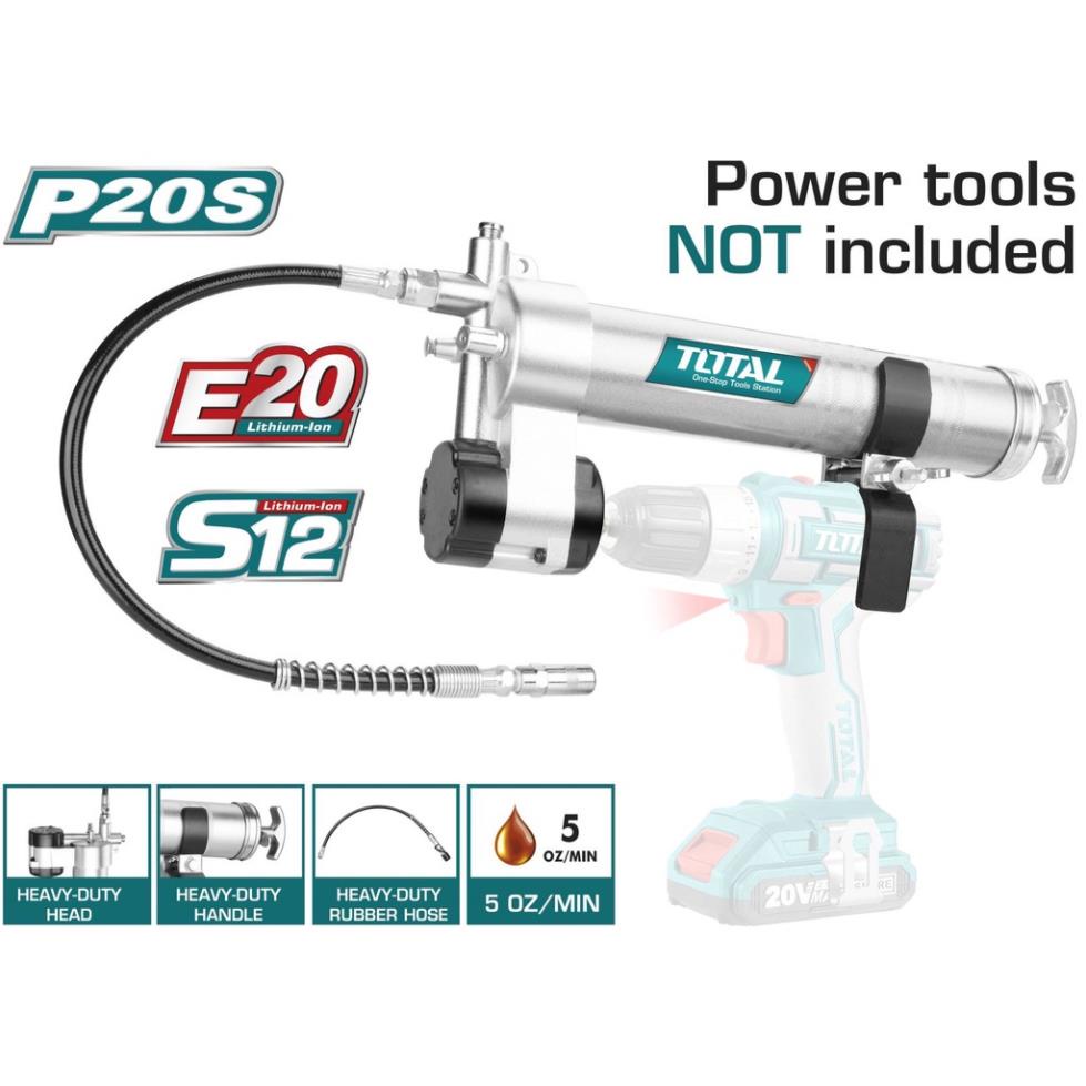 Súng bơm mỡ có giá đỡ 400CC Total TGULI2001