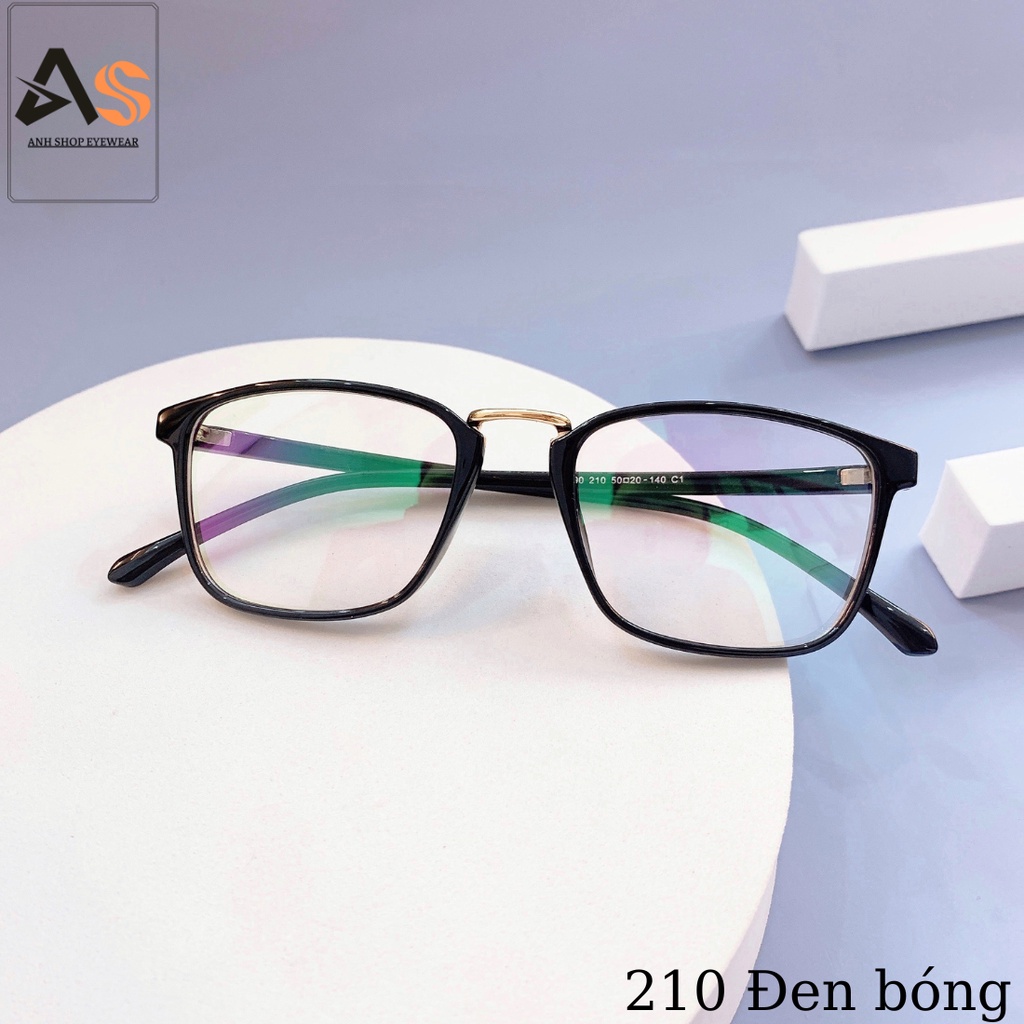 Gọng kính vuông thời trang chất liệu nhựa dẻo 210