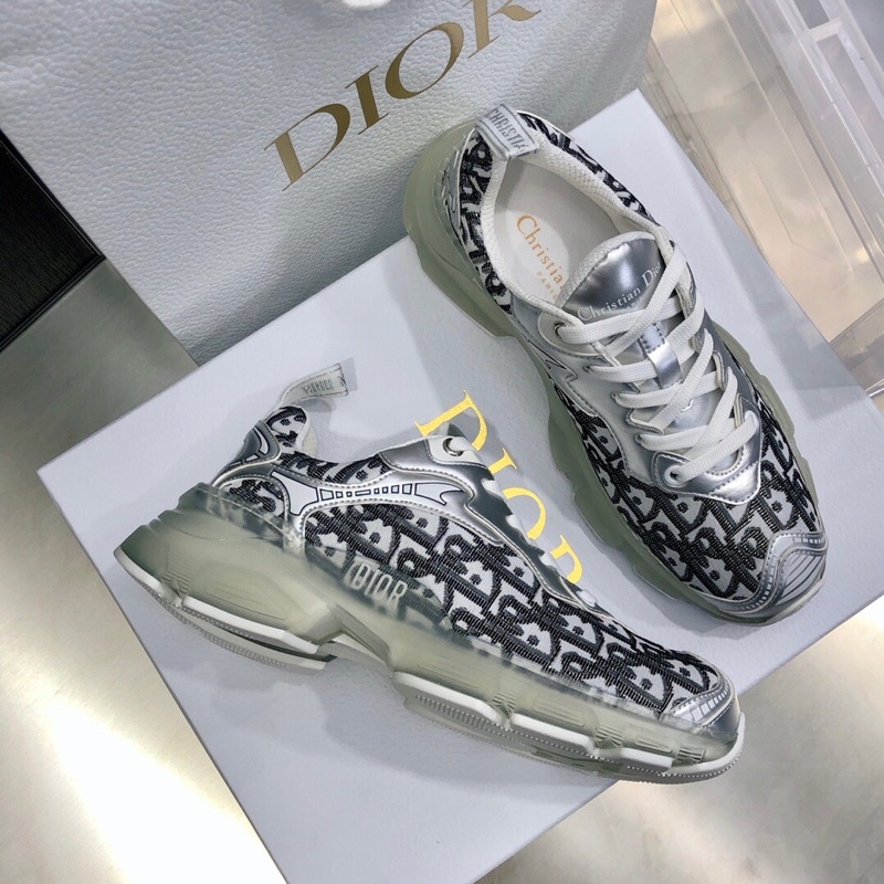 Giày thể thao nữ mẫu mới thời trang thương hiệu Dior CD Vibe cao cấp