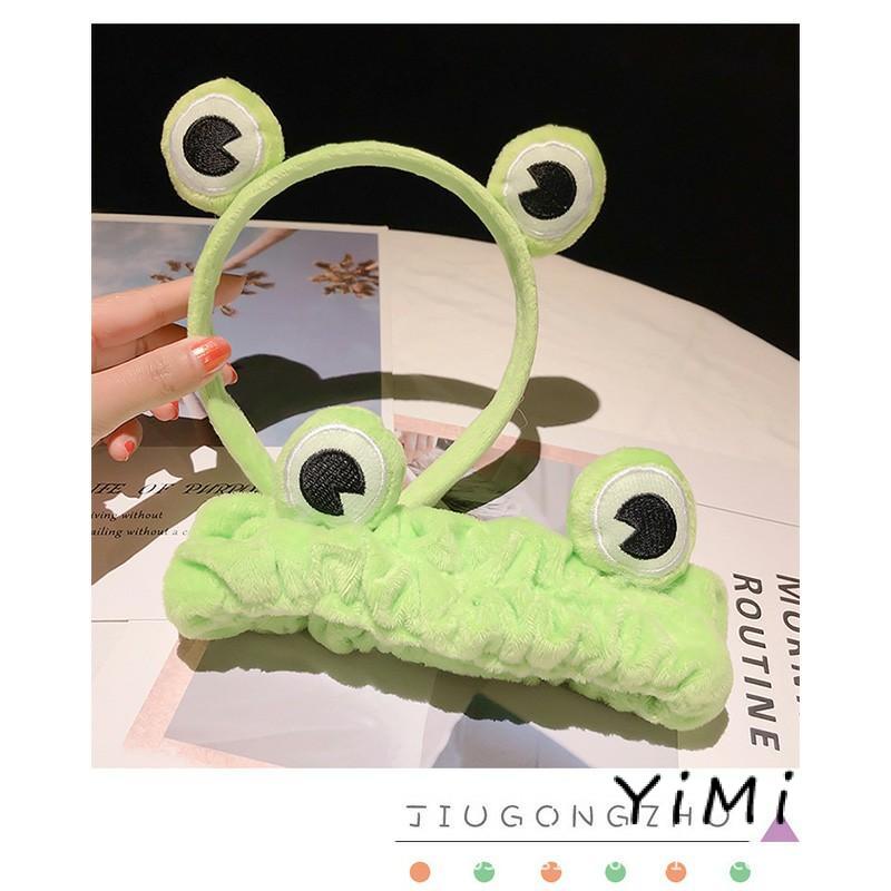 Băng Đô Cài Tóc Hình Chú Ếch Nhỏ Dễ Thương Cho Nữ