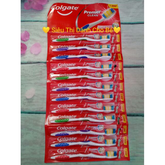 Bàn Chải Đánh Răng Colgate Premier combo 12 cây