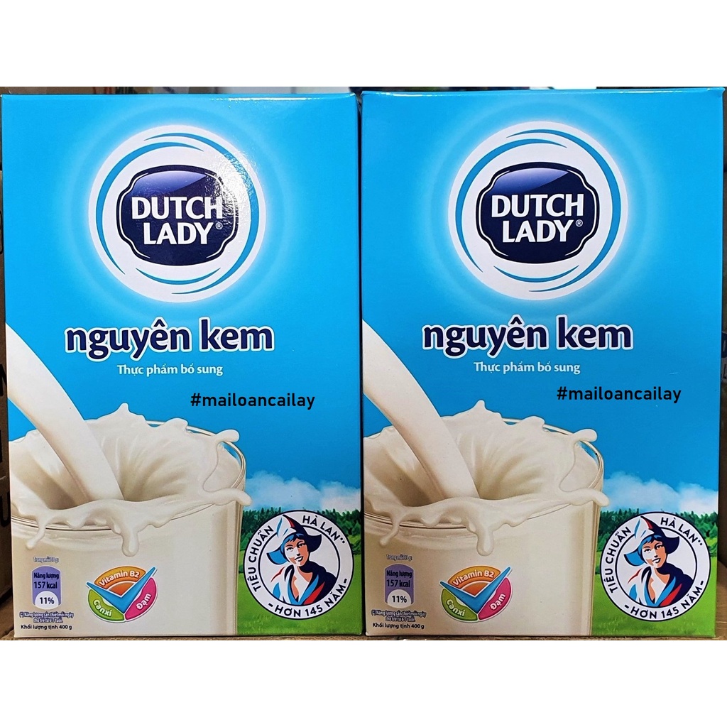 Sữa Bột Nguyên kem Cô Gái Hà Lan Hộp Giấy 400g