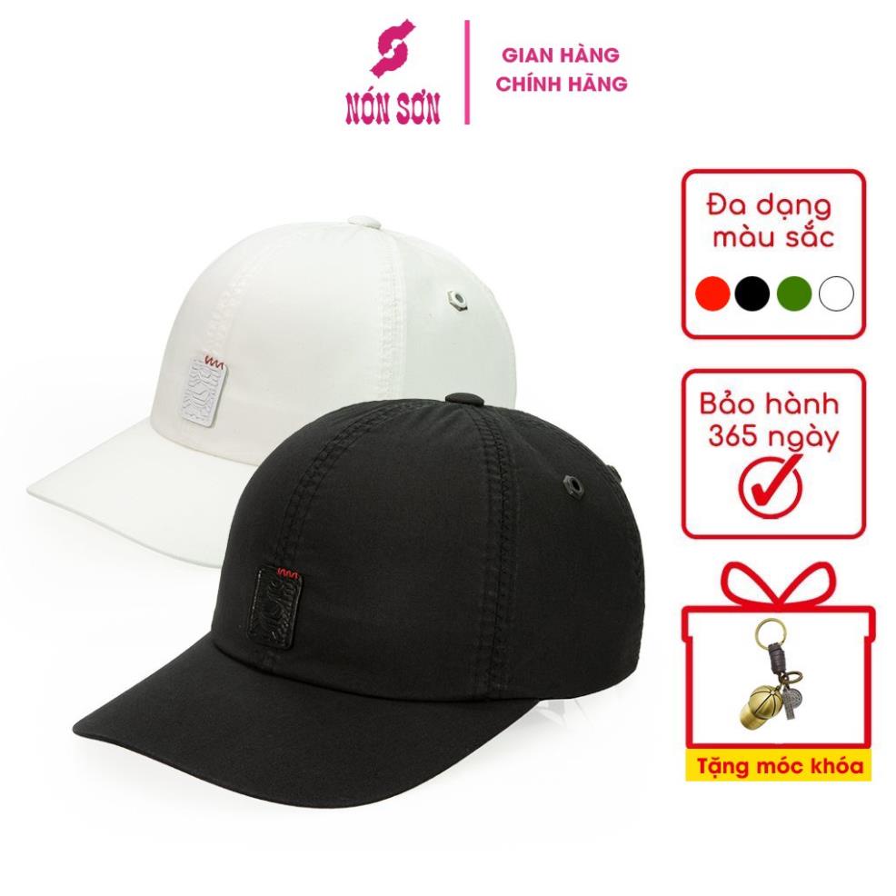 Mũ lưỡi trai Nón Sơn chính hãng dành nam giá rẻ chất liệu vải cotton cao cấp MC001A - Hùng Nón Hiệu 2022 *