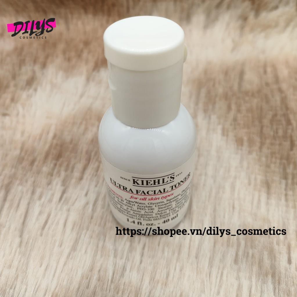 Toner cấp ẩm chuyên sâu Kiehls ultra facial mini 40ml