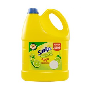 Nước Rửa Bát Sunlight Chanh Can to 3,8L