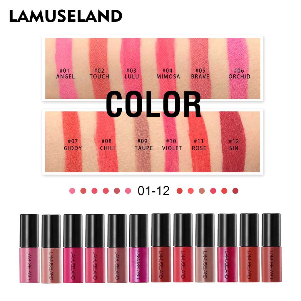 Waterproof Liquid Lipstick Lip Gloss 3Pcs/Set