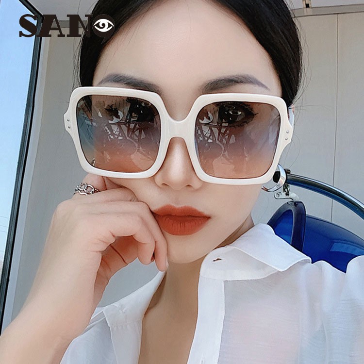 Kính Râm Gọng Vuông Quá Khổ Phong Cách Hàn Quốc Thời Trang