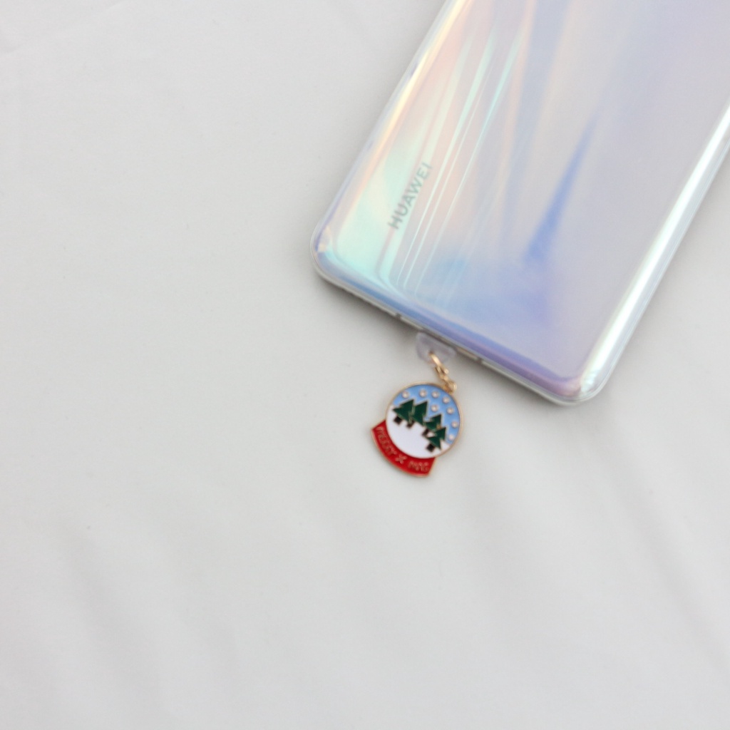 Ốp Điện Thoại Chống Bụi Hình Cây Thông Giáng Sinh Cho Huawei