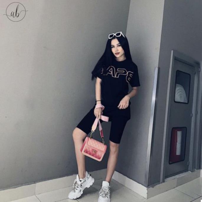 Quần bơi nữ lửng trên gối - Quần tập thể thao gym, yoga, thể dục, legging Freesize (40-60kg) * * | BigBuy360 - bigbuy360.vn