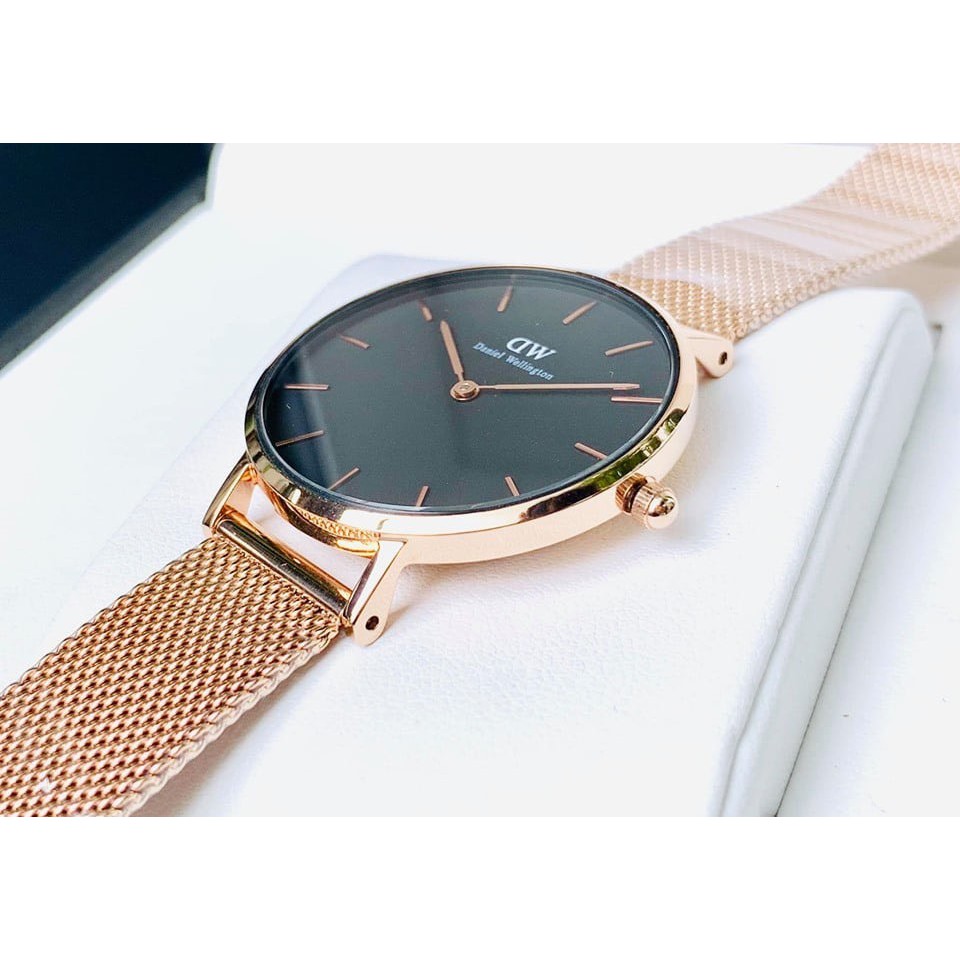 Đồng hồ nữ Daniel Wellington CLASSIC PETITE MELROSE BLACK DW00100161