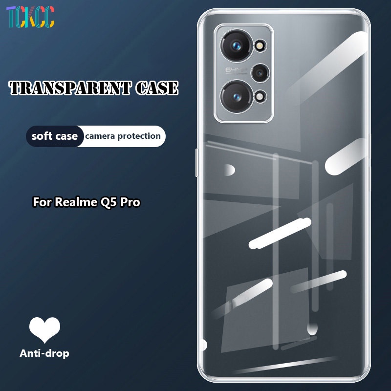 Ốp Điện Thoại TPU Dẻo Trong Suốt Siêu Mỏng Cho Realme Q5 Pro Q3S Q3T Q3i Q2i V25 V15 V13 V11 V5 V3