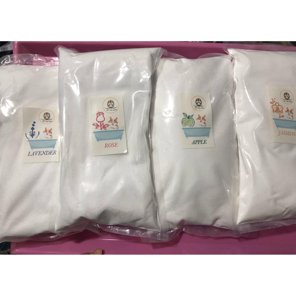 Cát tắm hương hoa ,bịch 1kg.