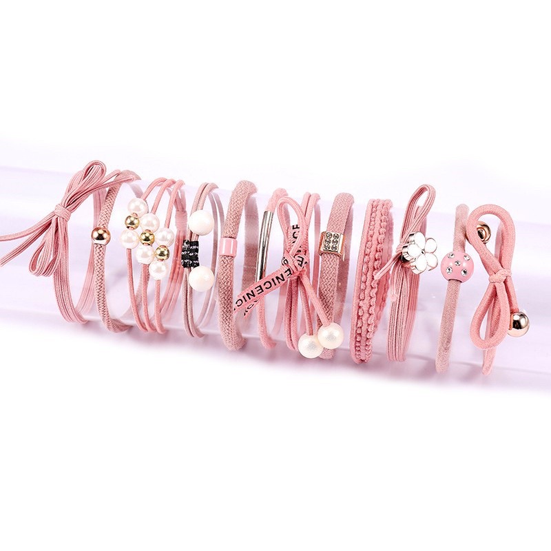 Combo 3 Dây chun buộc tóc Cham thắt nơ xinh xắn nhiều màu