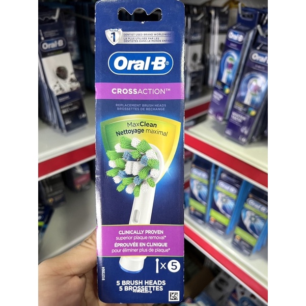 Vỉ 5 Đầu Bàn Chải Điện Oral-B Braun - Đủ Loại Đầu Thay Thế Bàn Chải OralB [Chính hãng Đức]