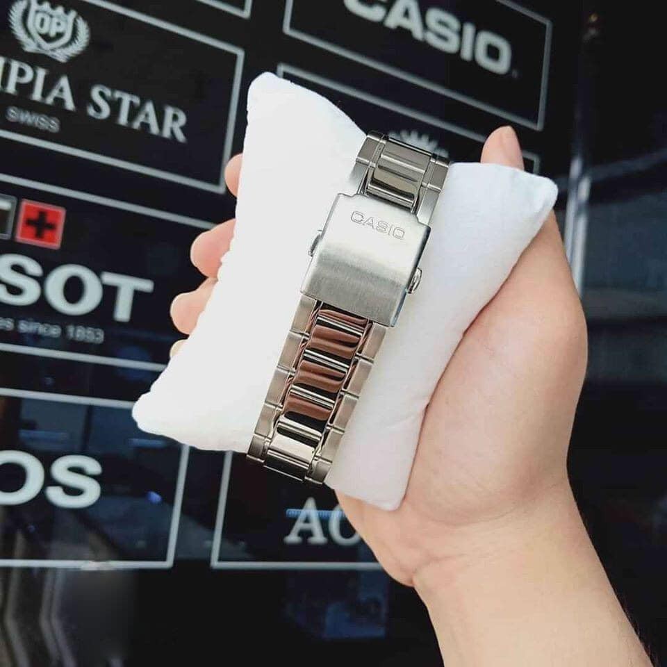 Đồng hồ nam Casio Standard thể thao, điện tử giá rẻ - Dây bằng thép không gỉ, chống nước 5ATM (MTP-1374D-7AVDF)