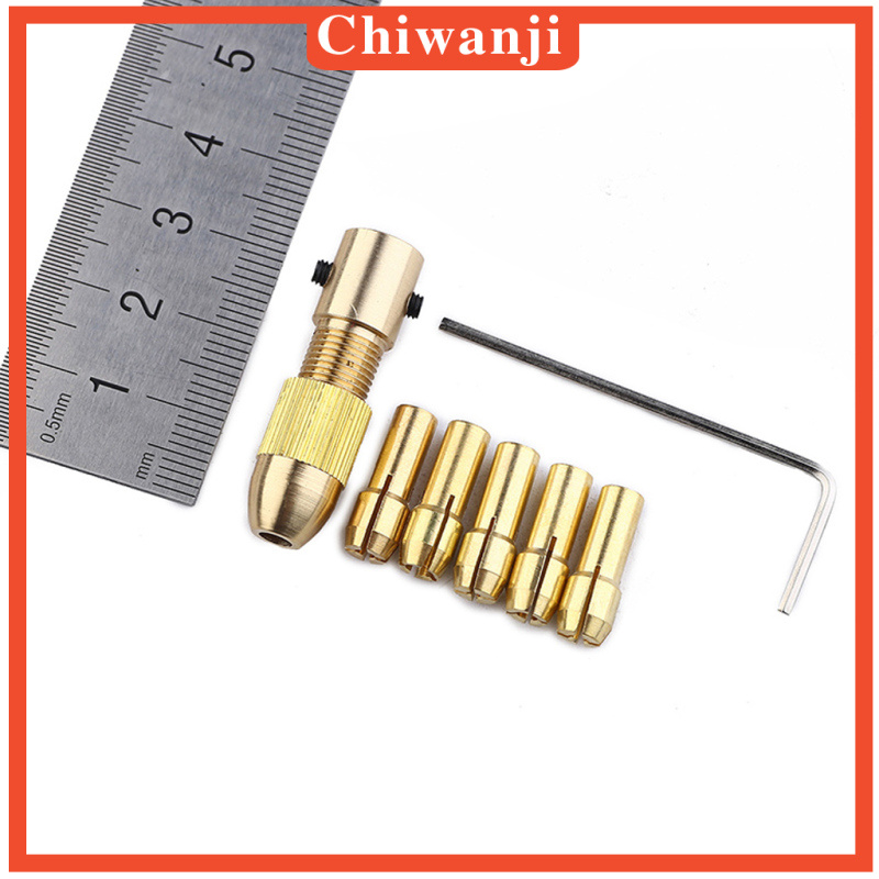 [CHIWANJI]1Set/7pcs 0.5mm-3mm Small Electric Drill Bit Micro Mini Twist Drill Tool