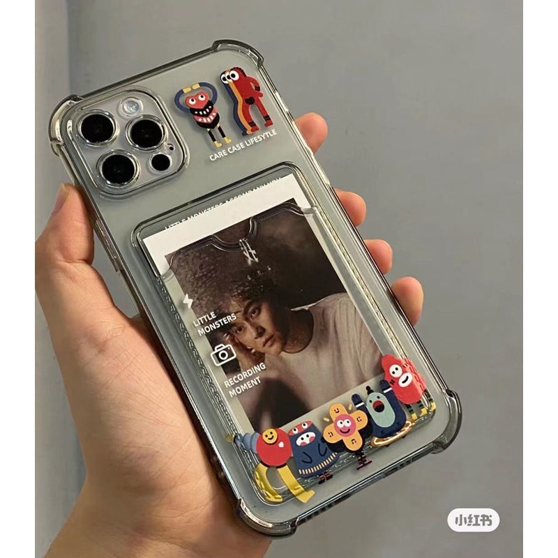 Ốp điện thoại in quái vật cho IPhone 7 8 Plus X Xs Xr 11 11Pro 11promax 12 12Pro 12ProMax 13pro 13promax