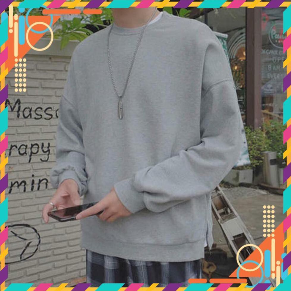 [Lên Đồ Auto Đẹp]Áo sweater Trơn Xẻ Tà Nhiều Màu Thời Trang AC | BigBuy360 - bigbuy360.vn