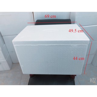 [XỐP 28] Hộp xốp 100 93 lít hỗ trợ vận chuyển hàng thực phẩm dược phẩm cấp đông lạnh đựng đá đồ hải sản hoa quả