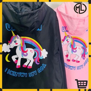 ÁO KHOÁC DÙ UNICORN TÍM 🦄