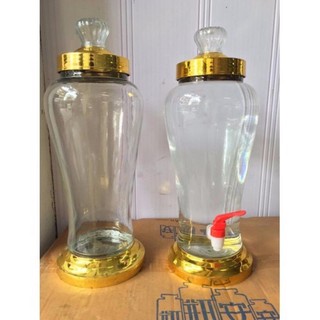 Bình Ngâm Rượu Thuỷ Tinh 3 Lít , 4 Lít , 7 Lit Không Vòi và có Vòi