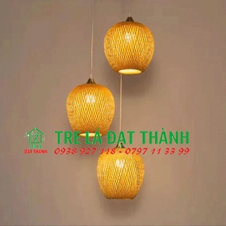 Đèn chùm mây tre trang trí
