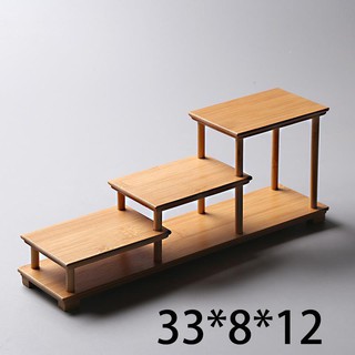 Kệ Gỗ Tre Trang Trí Nhiều Tầng