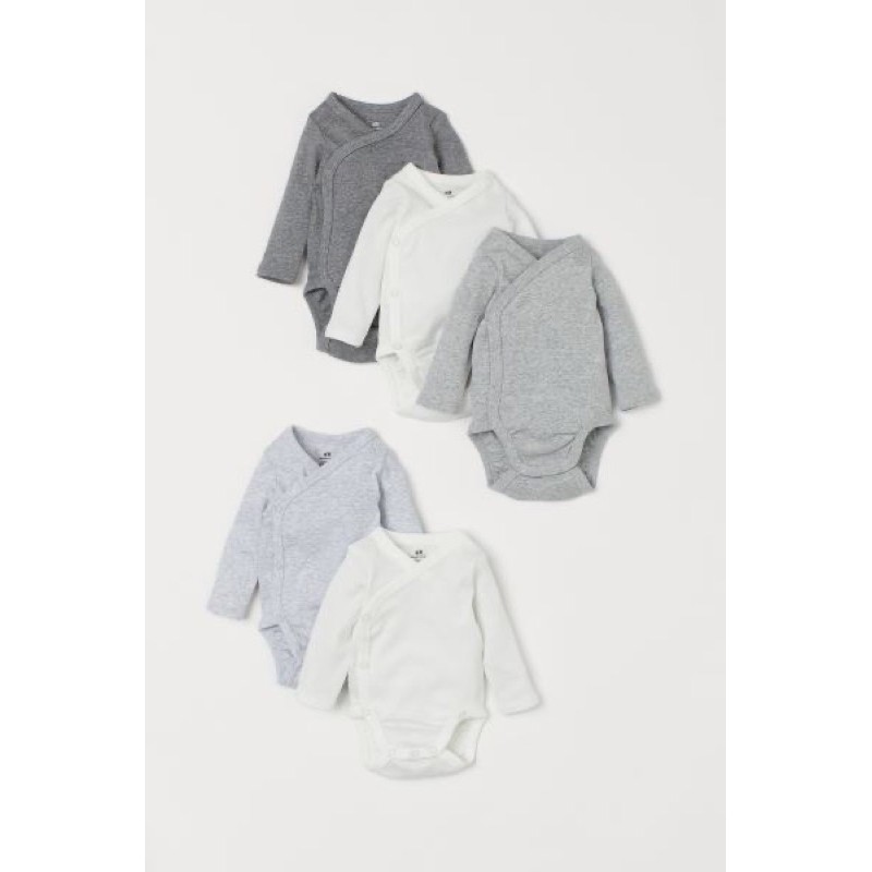 Sét 5 áo cài chéo hm