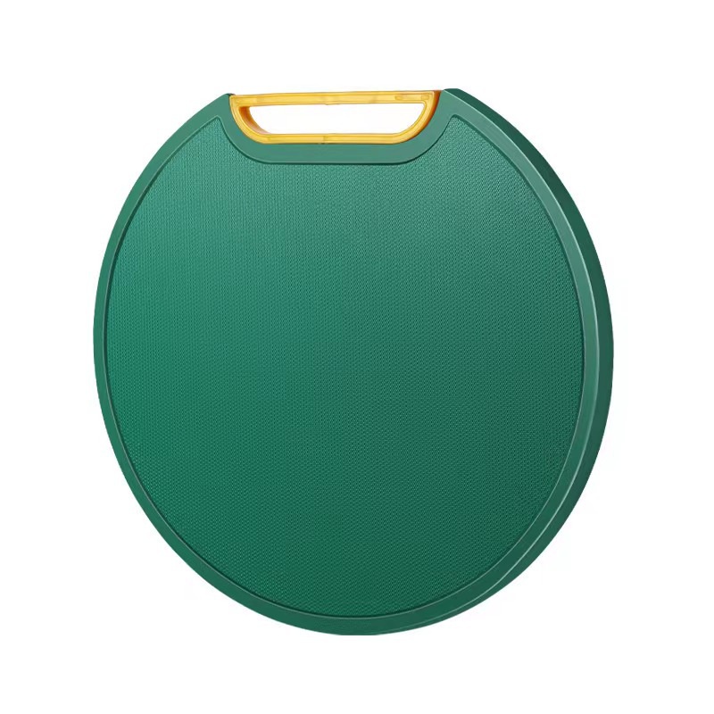 Thớt Tròn Xanh, Thớt Nhựa PE đa năng chống trơn trượt, nấm mốc, kháng khuẩn, đường kính 33cm- 38cm