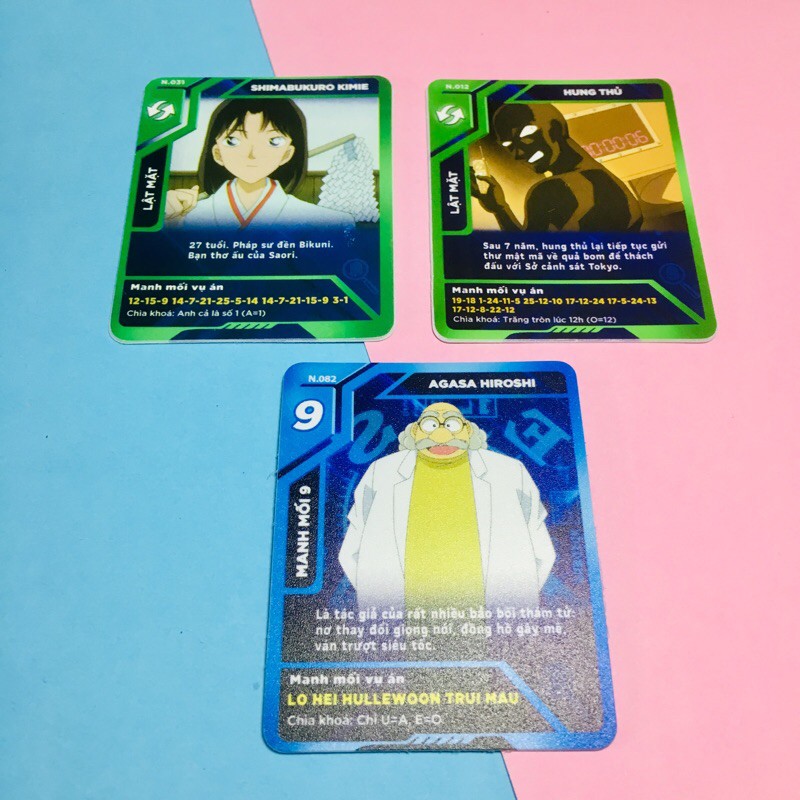 Thẻ Toonies Conan - Thẻ manh mối (đã bóc)