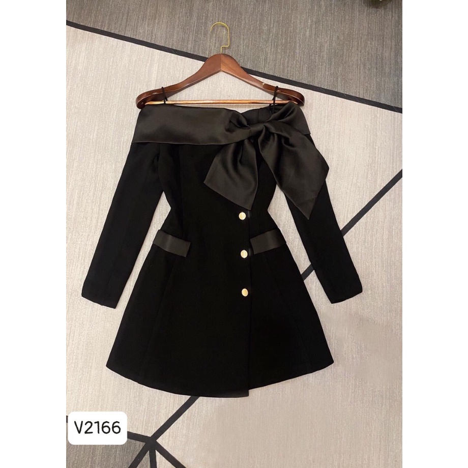 VÁY TRỄ VAI THIẾT KÉ V2166 - DOLCE VIVA COLLECTION PHÂN PHỐI CHÍNH THỨC