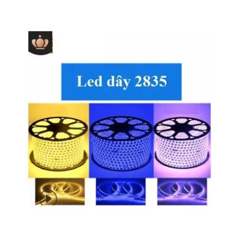 Dây 50 mét đèn led dây 2835 trang trí trong nhà, ngoài trời