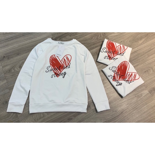 Áo nỉ hình tim 0,5