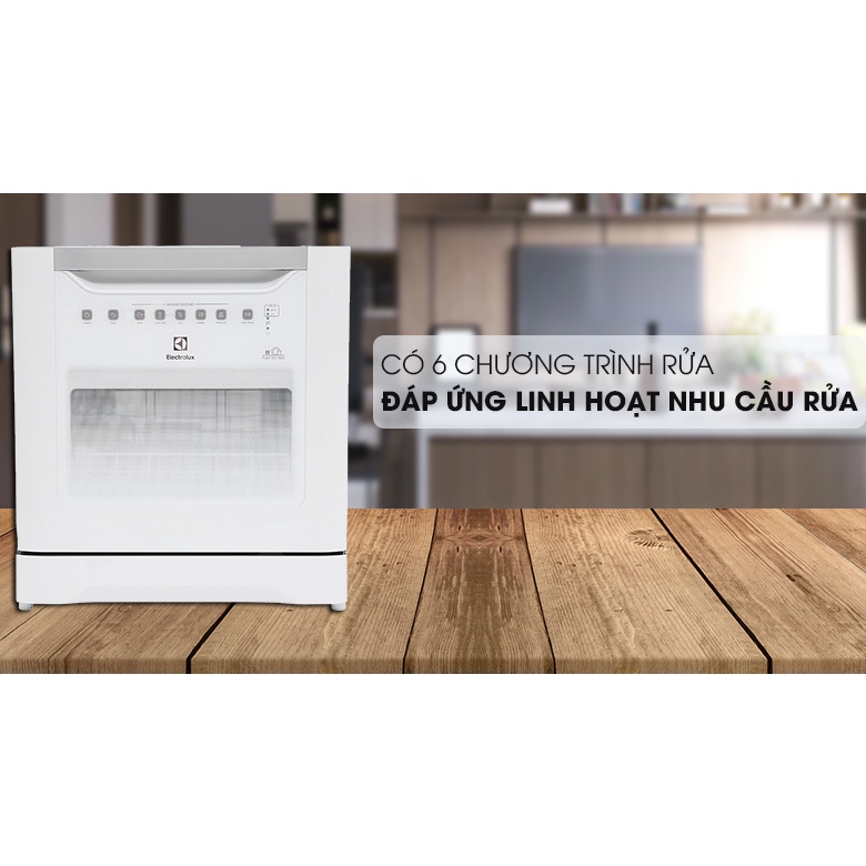 Máy rửa bát Electrolux ESF6010BW 1480W rửa 8 Bộ-HÀNG CHÍNH HÃNG