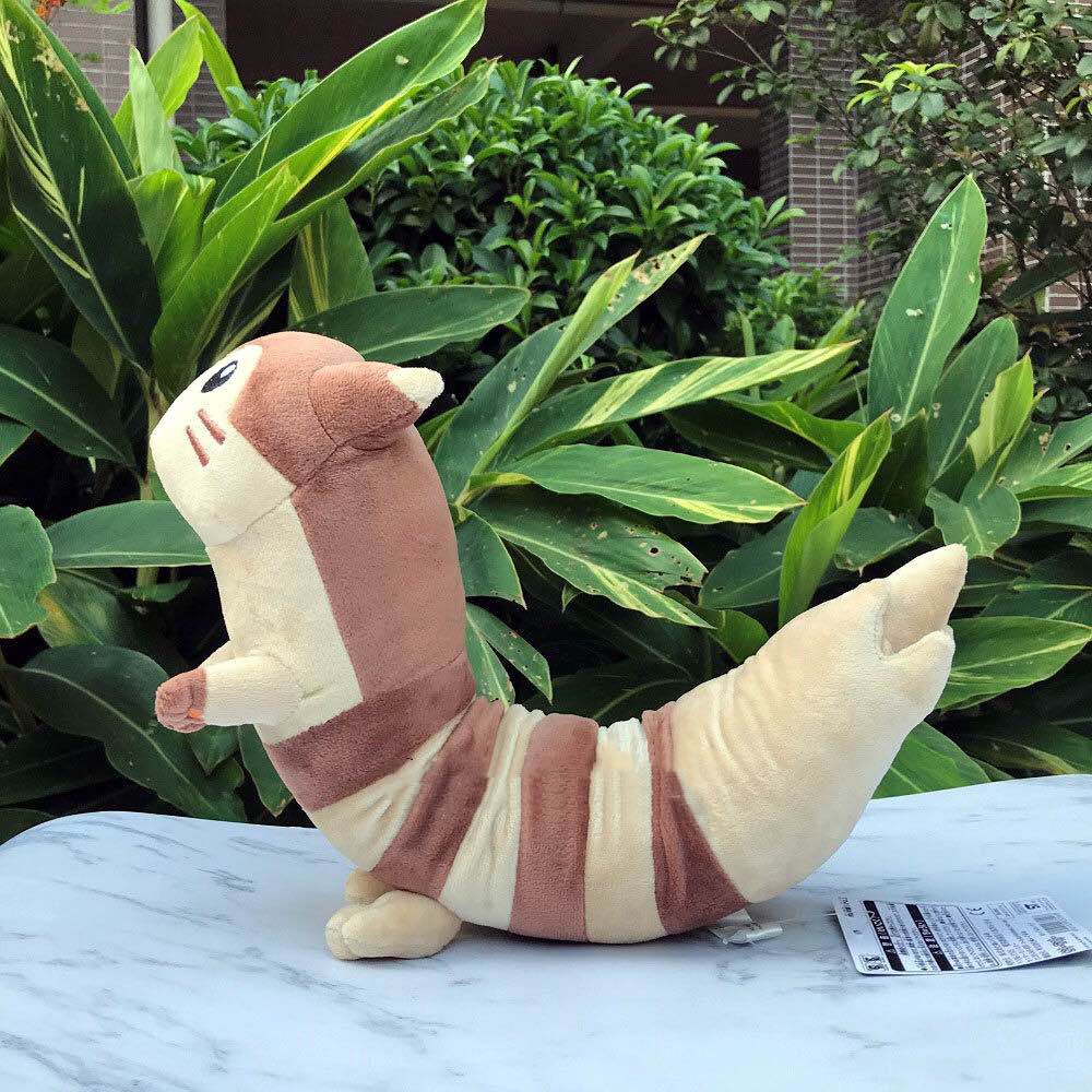 Thú nhồi bông Pokemon Furret kiểu uốn cong với xương làm quà tặng cho bé 50cm