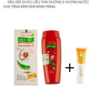 Dầu gội Thái Dương 3 Hương nước hoa 200ml